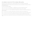 2003-04-23:  Six candidates to interview for VP for Academic Affairs position