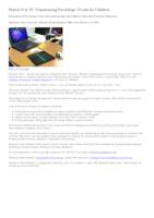 2019-03-05:  Experiencing Psychology' Events for Children