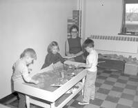 Home Economics, Student, Children, Mankato State College, 1968-05-13.