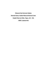 SMHC Collection 0296. Franklin Waite Law Office. Papers, 1852-1884.