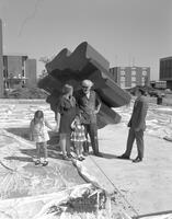 Arnoldus Grüter, Berger Family, Waves Sculpture, Mankato State College, 1971.
