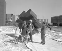 Arnoldus Grüter, Berger Family, Waves Sculpture, Mankato State College, 1971.