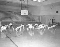 Students, Physical Education, Mankato State College, 1965.