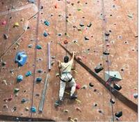 Students, Latino Wellness, Rock Climbing, Minnesota State University, Mankato, 2024-10-01.