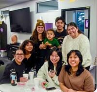 Students, Ornament Decorating Event, ALAS, Minnesota State University, Mankato, 2024-11-25.